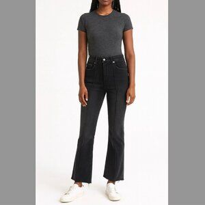 Loft Kick Crop Jeans in Black - size 00 (24)